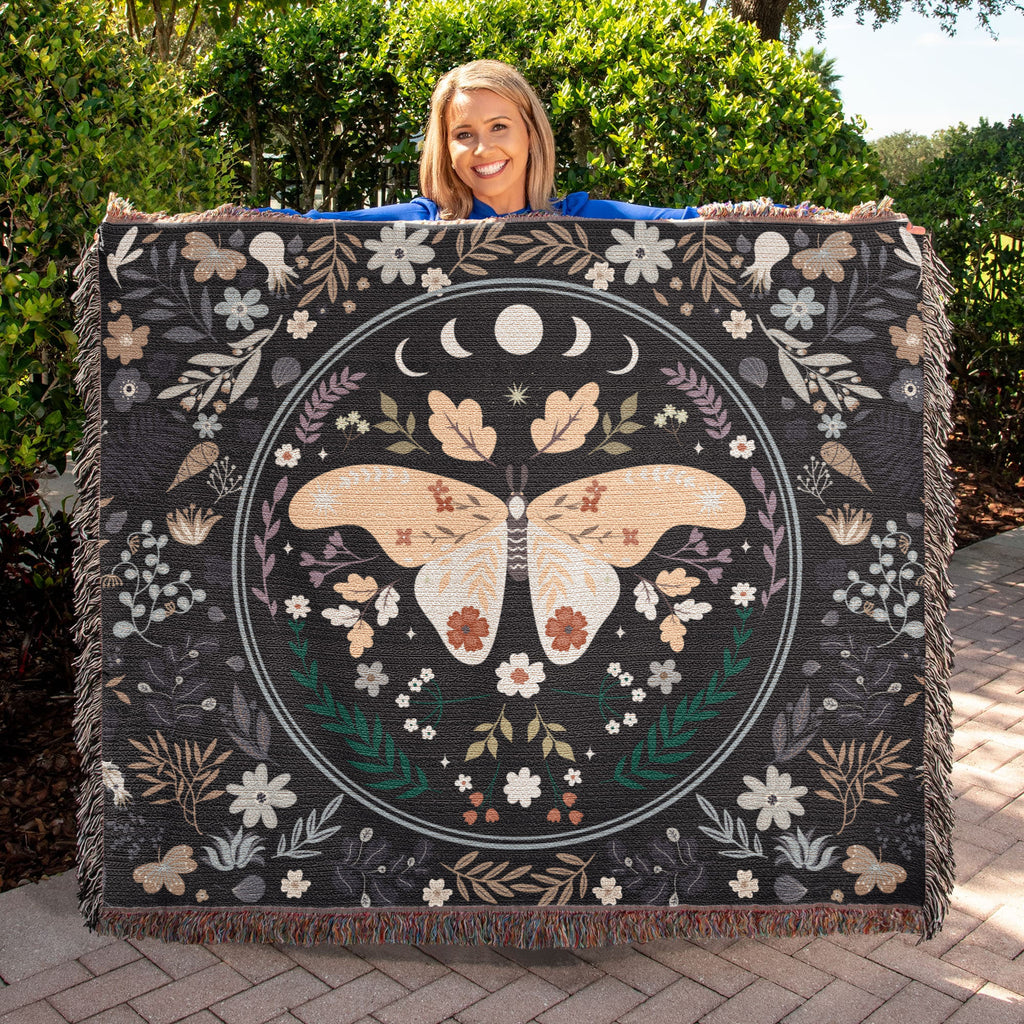 Butterfly Dreams & Memories — Heirloom Woven Blanket