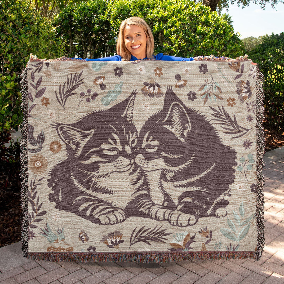 I Work Hard So My Cats Have A Better Life — Heirloom Woven Blanket