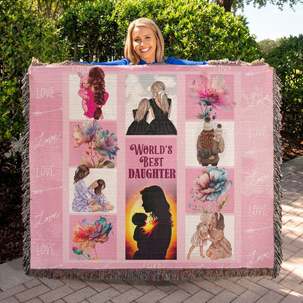 To My Daughter, Believe In Yourself — Heirloom Woven Blanket