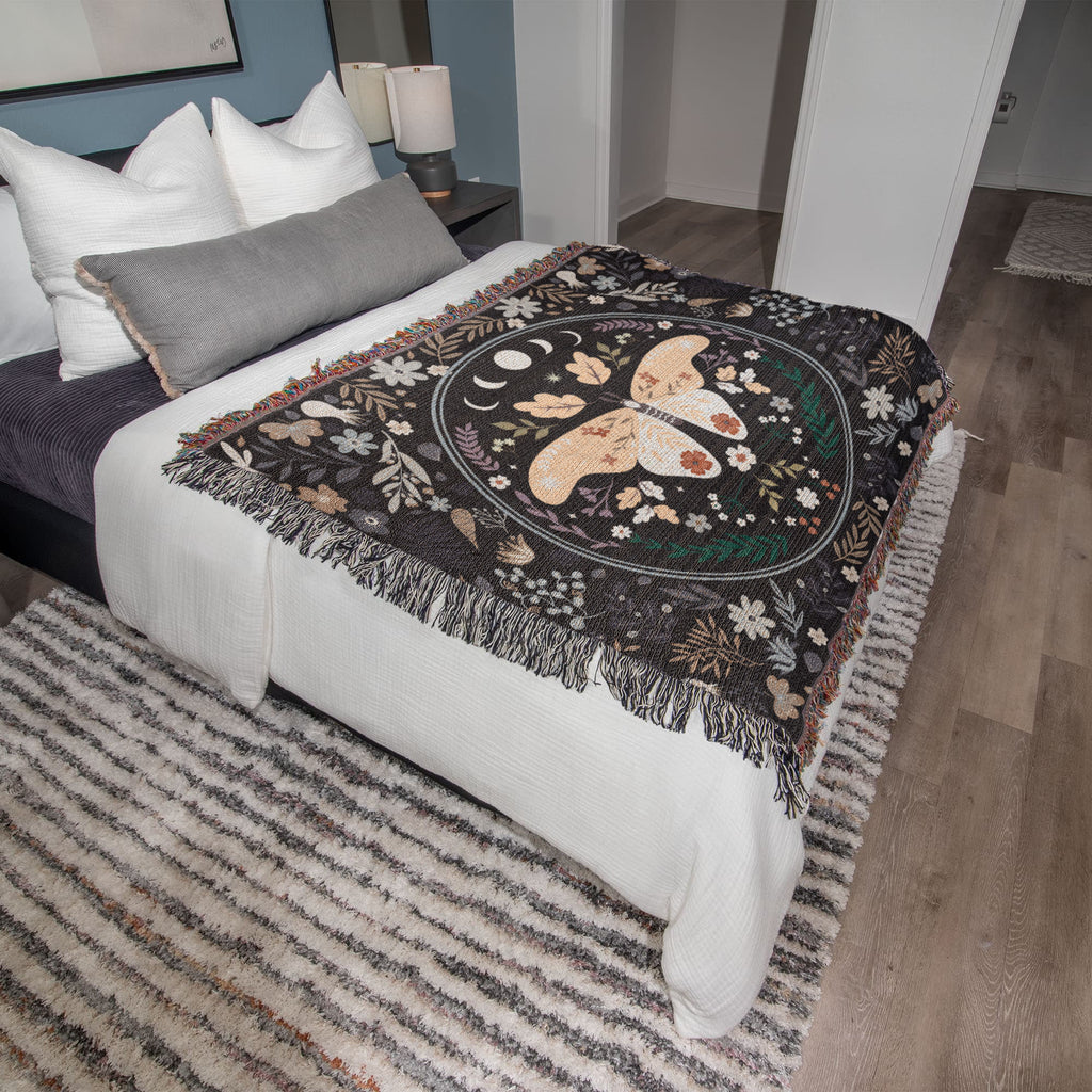 Butterfly Dreams & Memories — Heirloom Woven Blanket