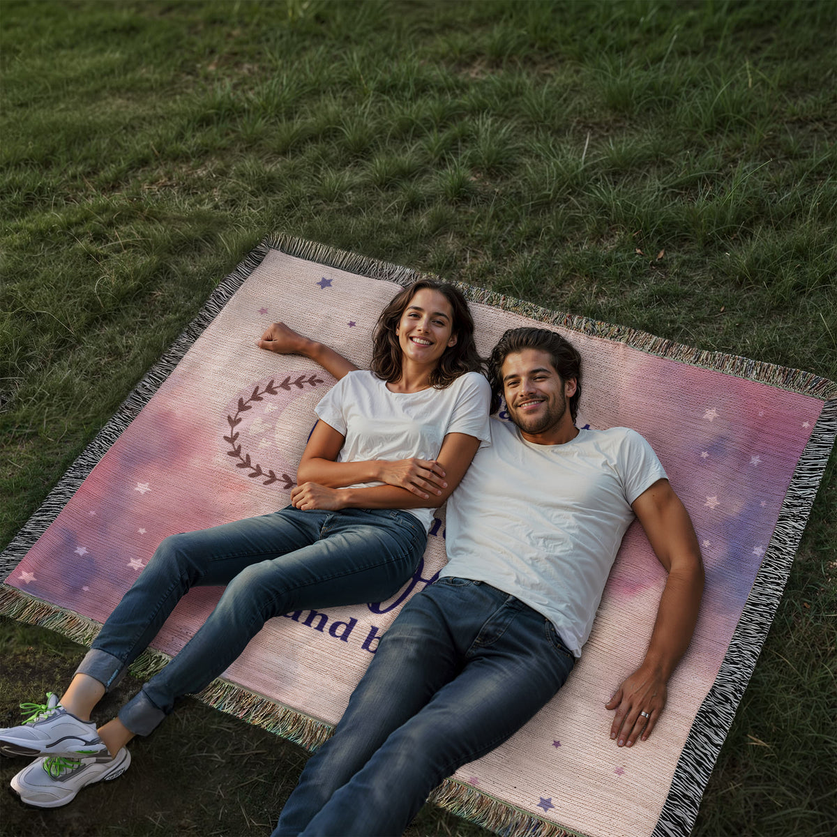 To My Daughter, Never Forget I Love You — Heirloom Woven Blanket