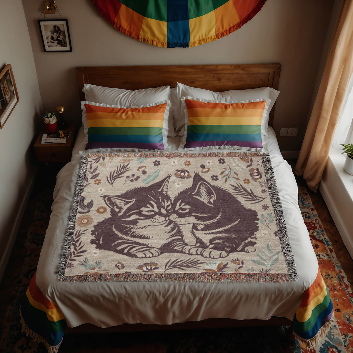 I Work Hard So My Cats Have A Better Life — Heirloom Woven Blanket
