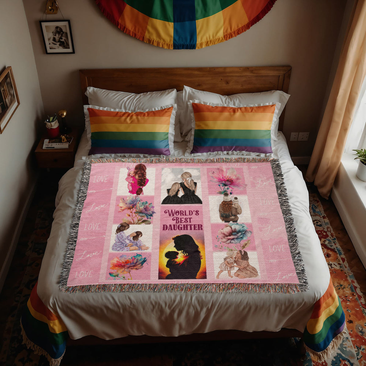 To My Daughter, Believe In Yourself — Heirloom Woven Blanket