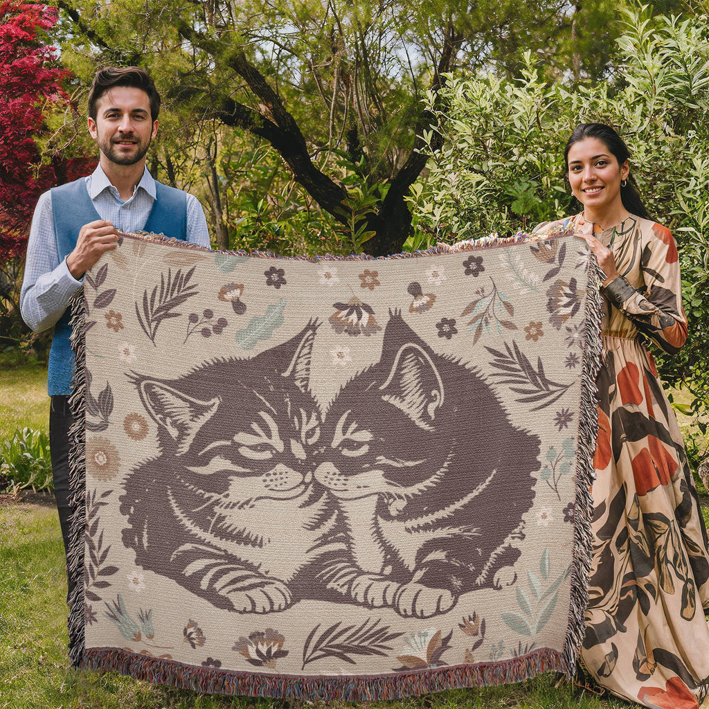 I Work Hard So My Cats Have A Better Life — Heirloom Woven Blanket