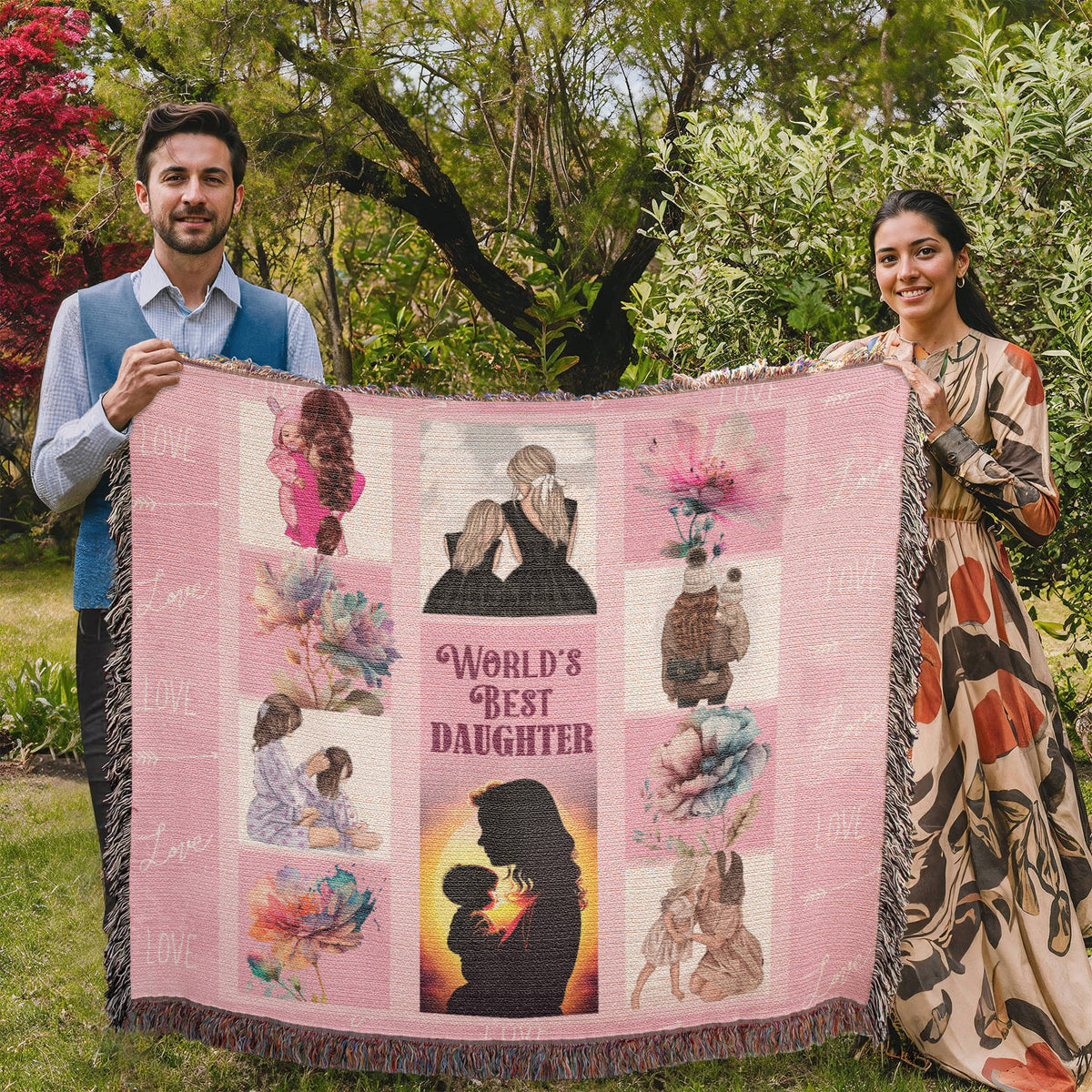 To My Daughter, Believe In Yourself — Heirloom Woven Blanket