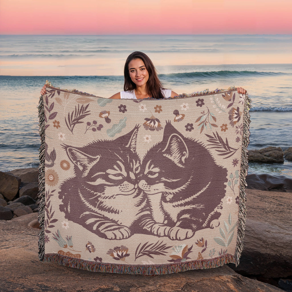 I Work Hard So My Cats Have A Better Life — Heirloom Woven Blanket