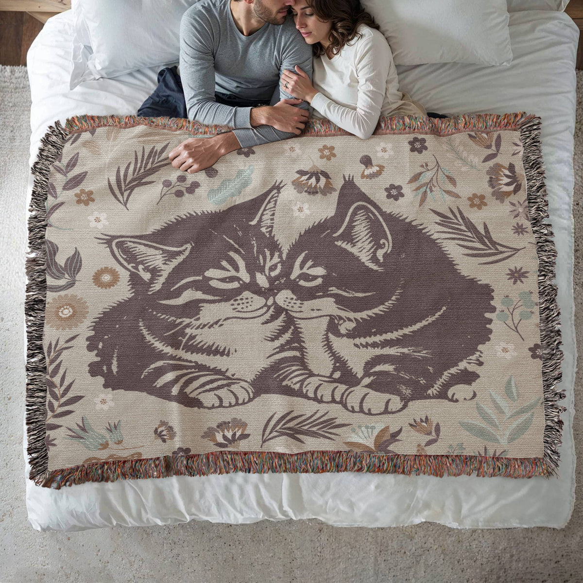 I Work Hard So My Cats Have A Better Life — Heirloom Woven Blanket