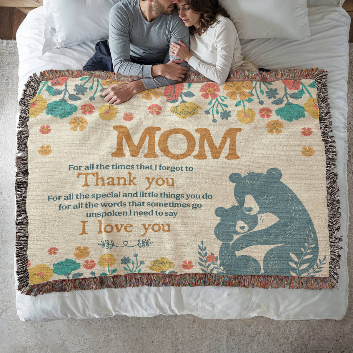 Mom, For All The Times I Forgot To Thank You — Heirloom Woven Blanket