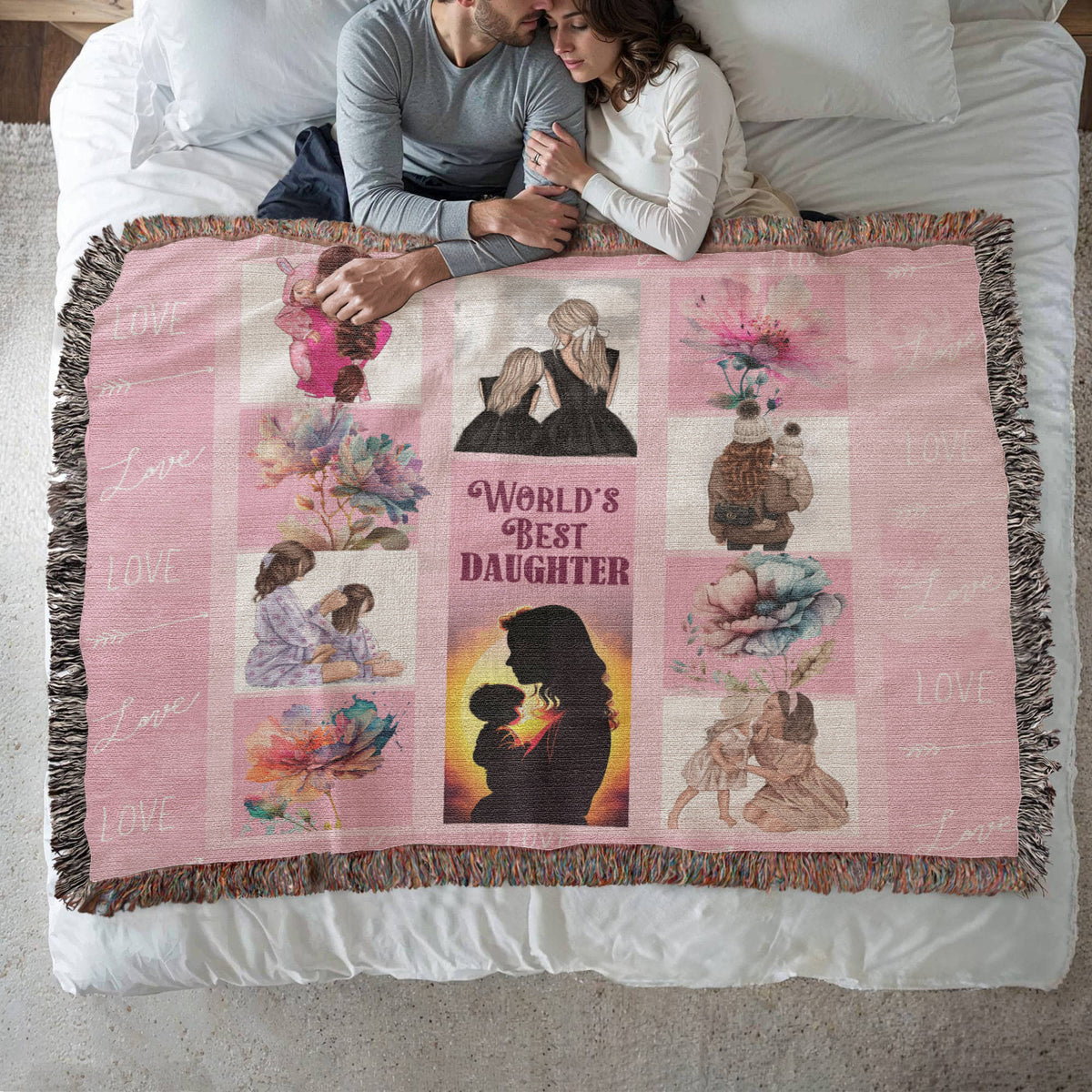 To My Daughter, Believe In Yourself — Heirloom Woven Blanket