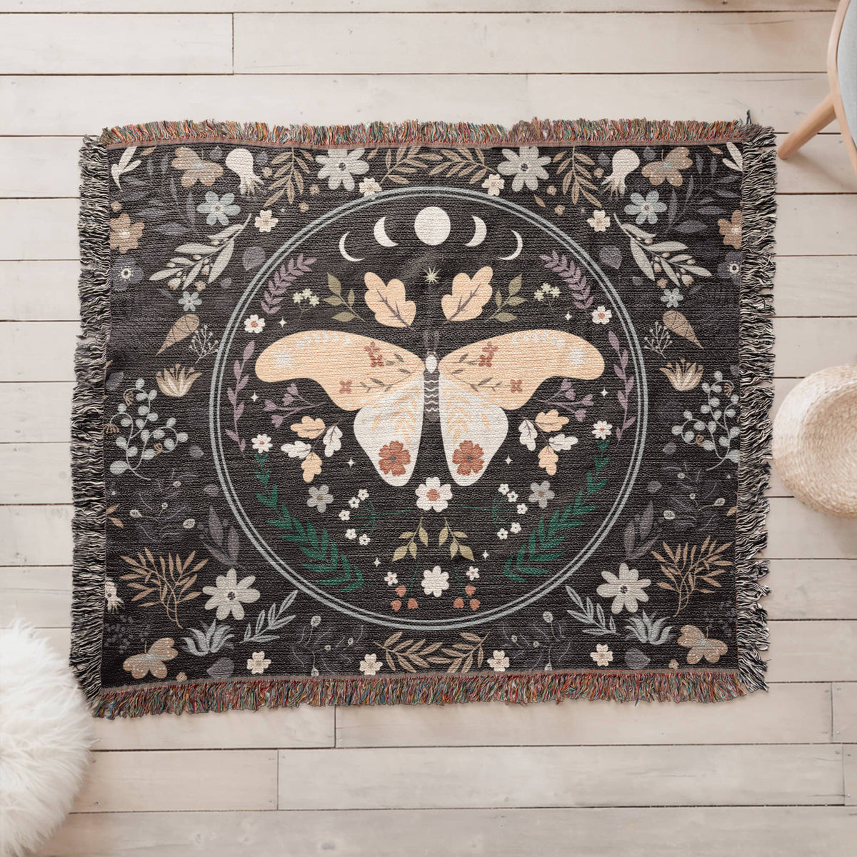Butterfly Dreams & Memories — Heirloom Woven Blanket