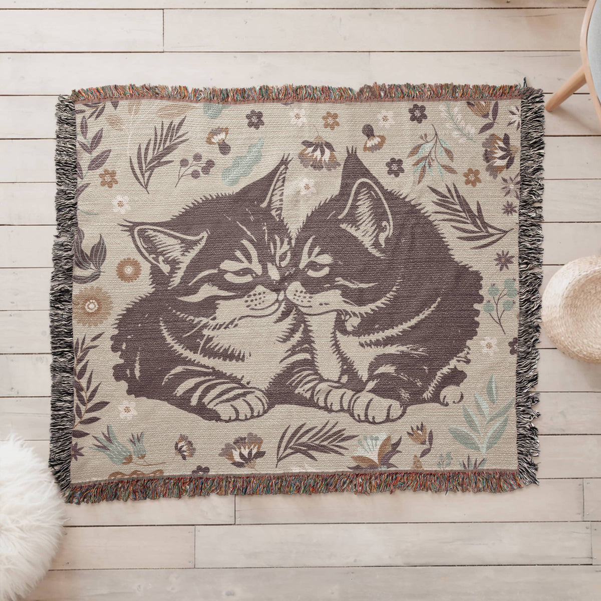 I Work Hard So My Cats Have A Better Life — Heirloom Woven Blanket
