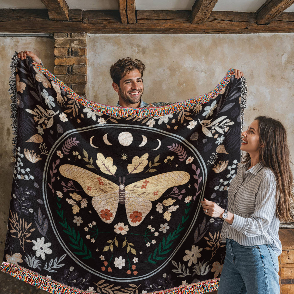 Butterfly Dreams & Memories — Heirloom Woven Blanket