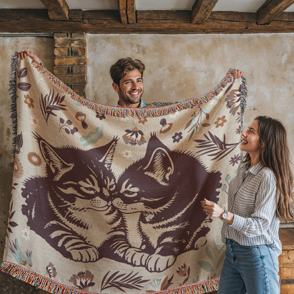 I Work Hard So My Cats Have A Better Life — Heirloom Woven Blanket