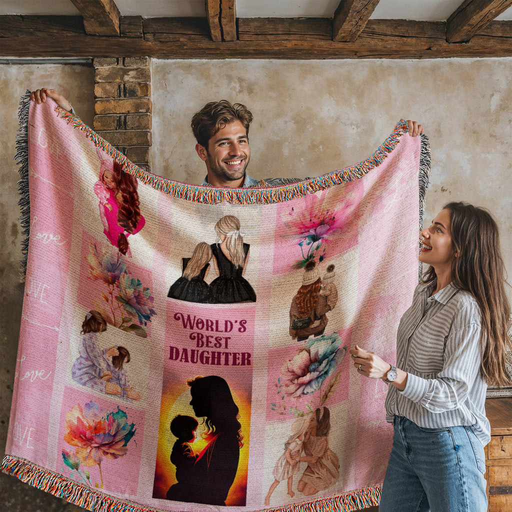 To My Daughter, Believe In Yourself — Heirloom Woven Blanket