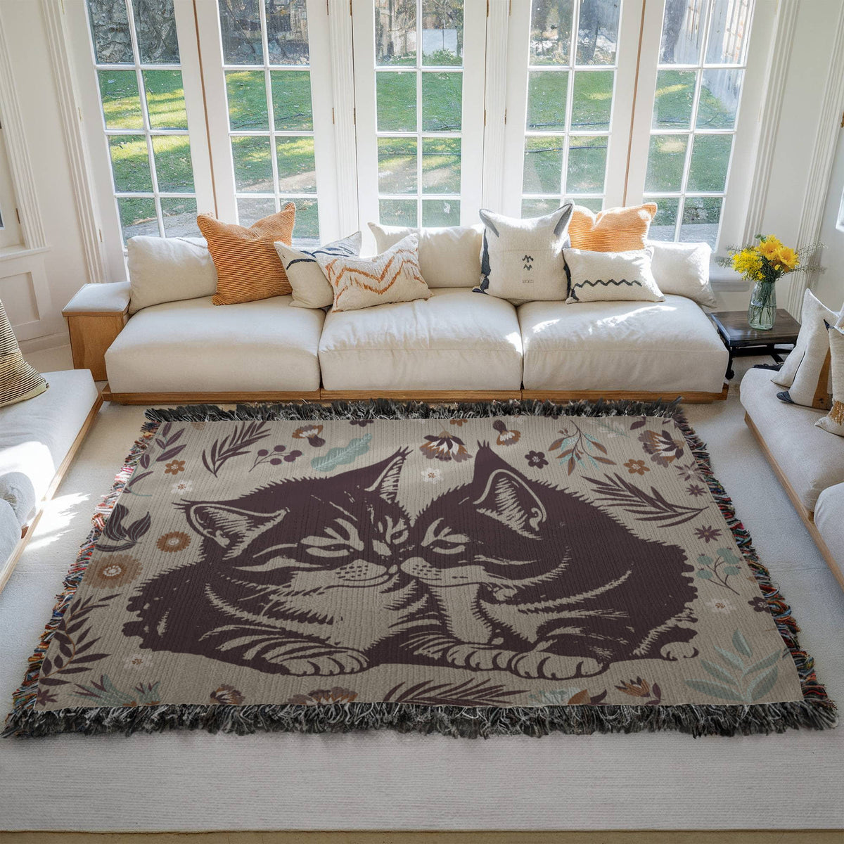 I Work Hard So My Cats Have A Better Life — Heirloom Woven Blanket
