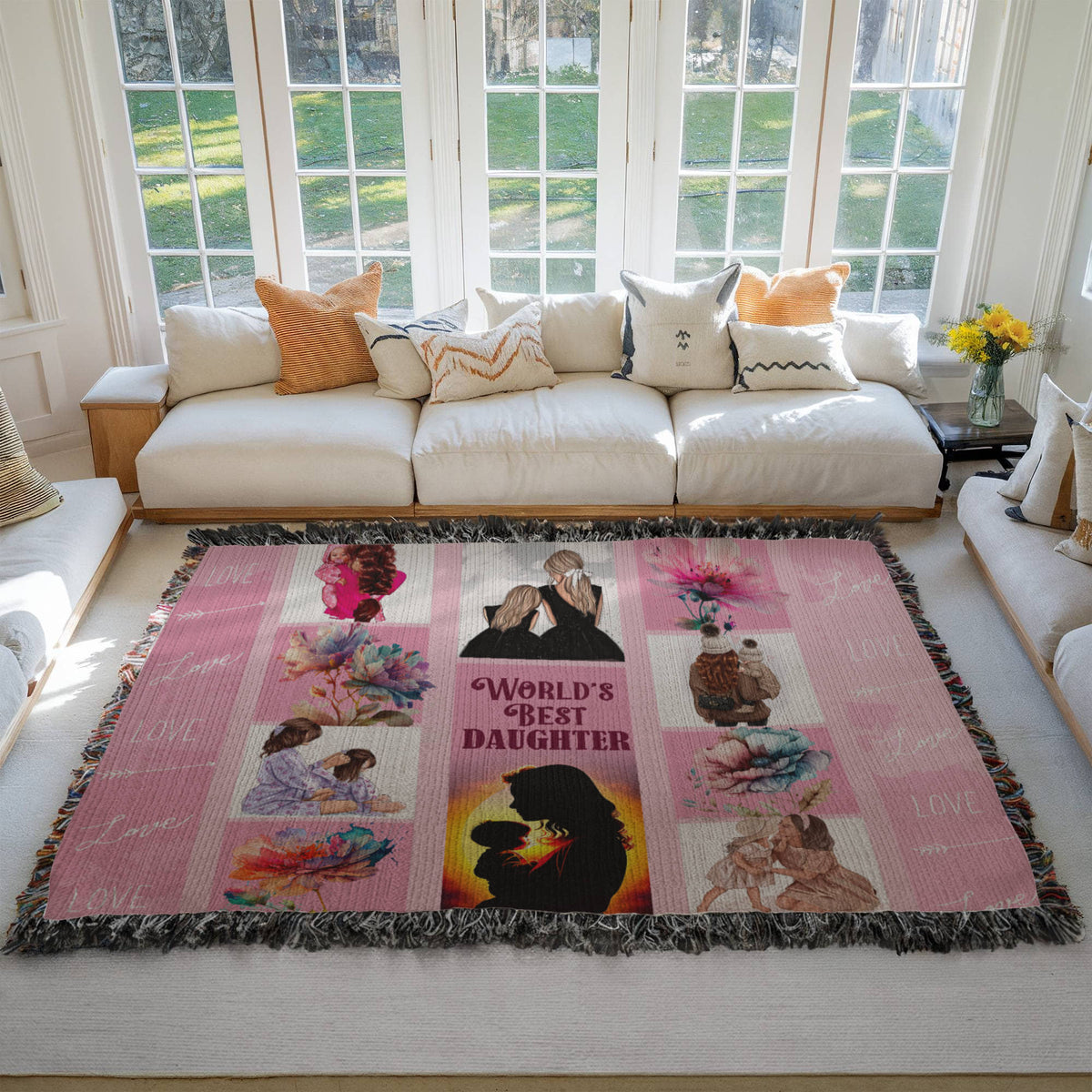 To My Daughter, Believe In Yourself — Heirloom Woven Blanket