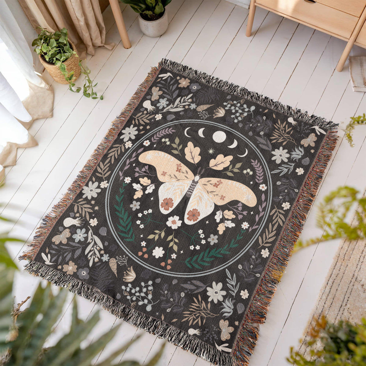 Butterfly Dreams & Memories — Heirloom Woven Blanket
