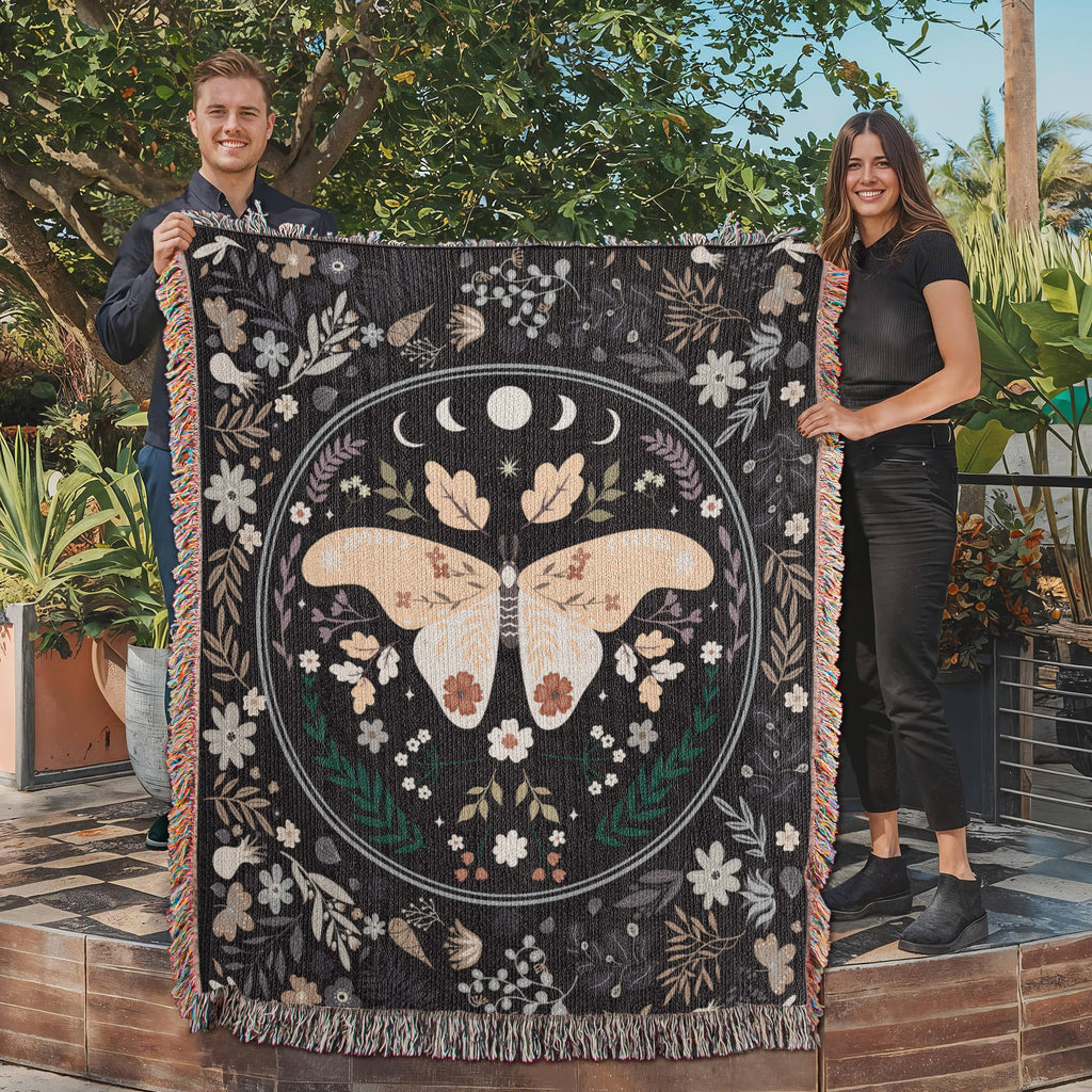 Butterfly Dreams & Memories — Heirloom Woven Blanket