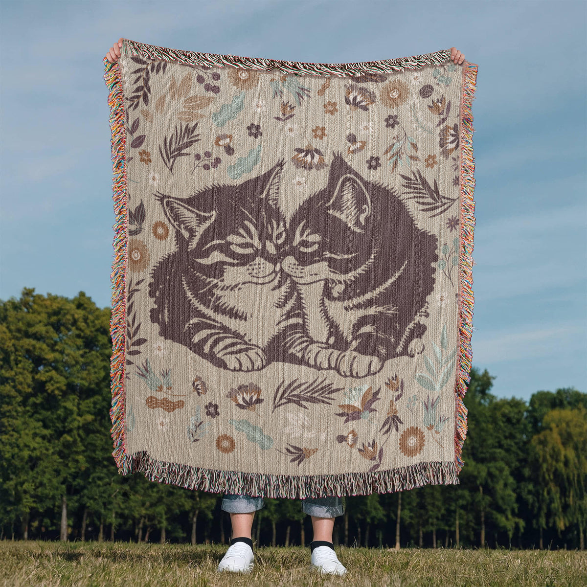 I Work Hard So My Cats Have A Better Life — Heirloom Woven Blanket