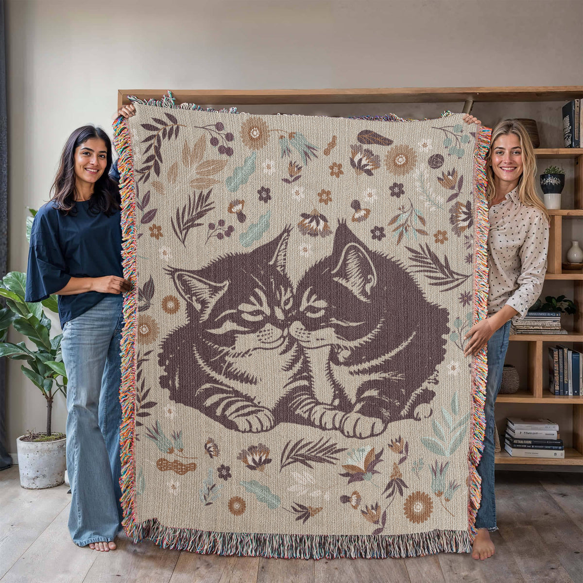 I Work Hard So My Cats Have A Better Life — Heirloom Woven Blanket