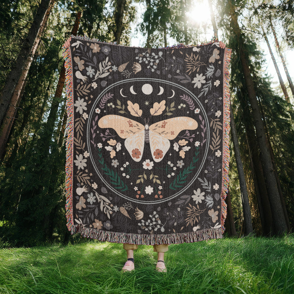 Butterfly Dreams & Memories — Heirloom Woven Blanket