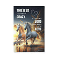 This Is Us A Little Bit Crazy Gallery Wrapped Canvas