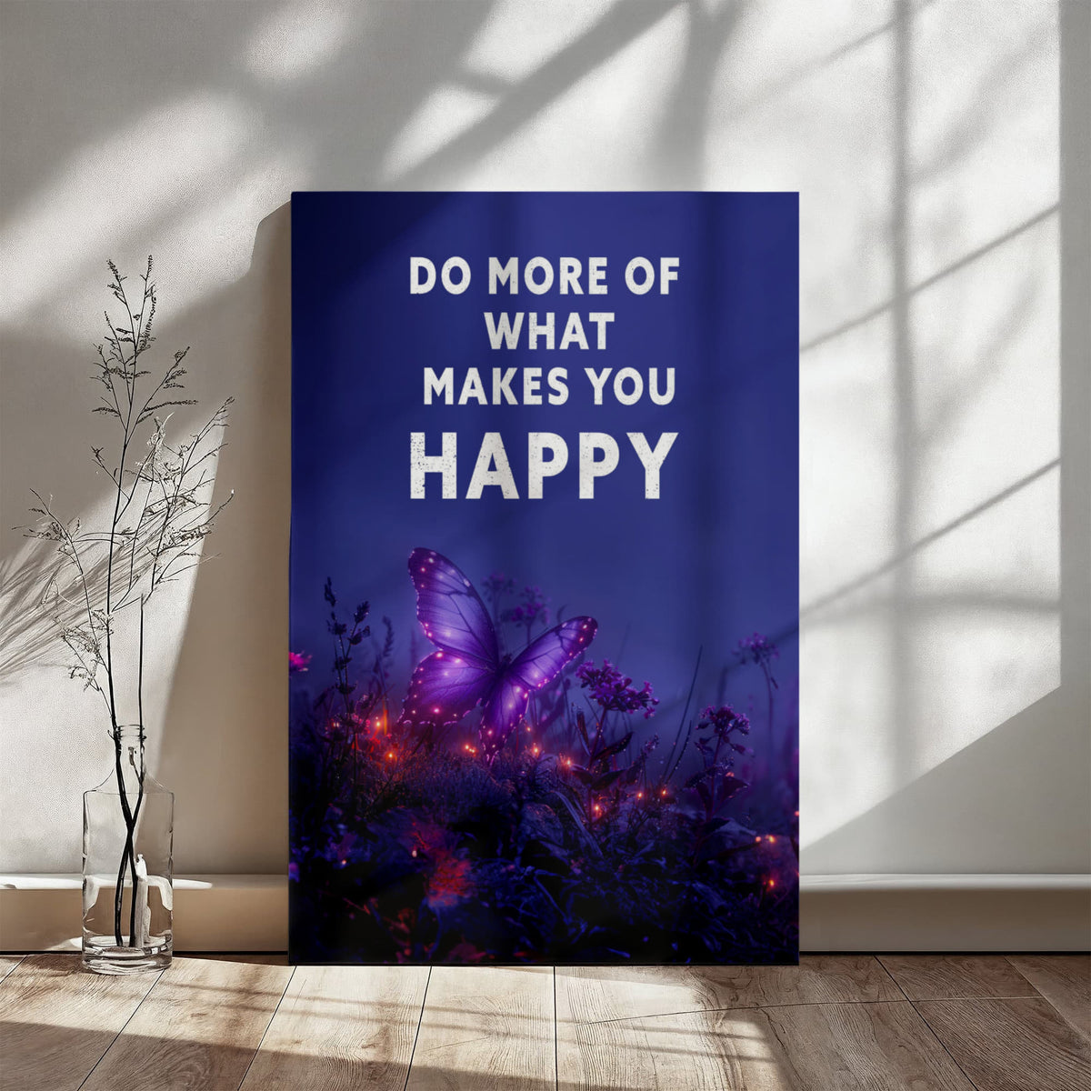 Do More Of What Makes You Happy Gallery Wrapped Canvas