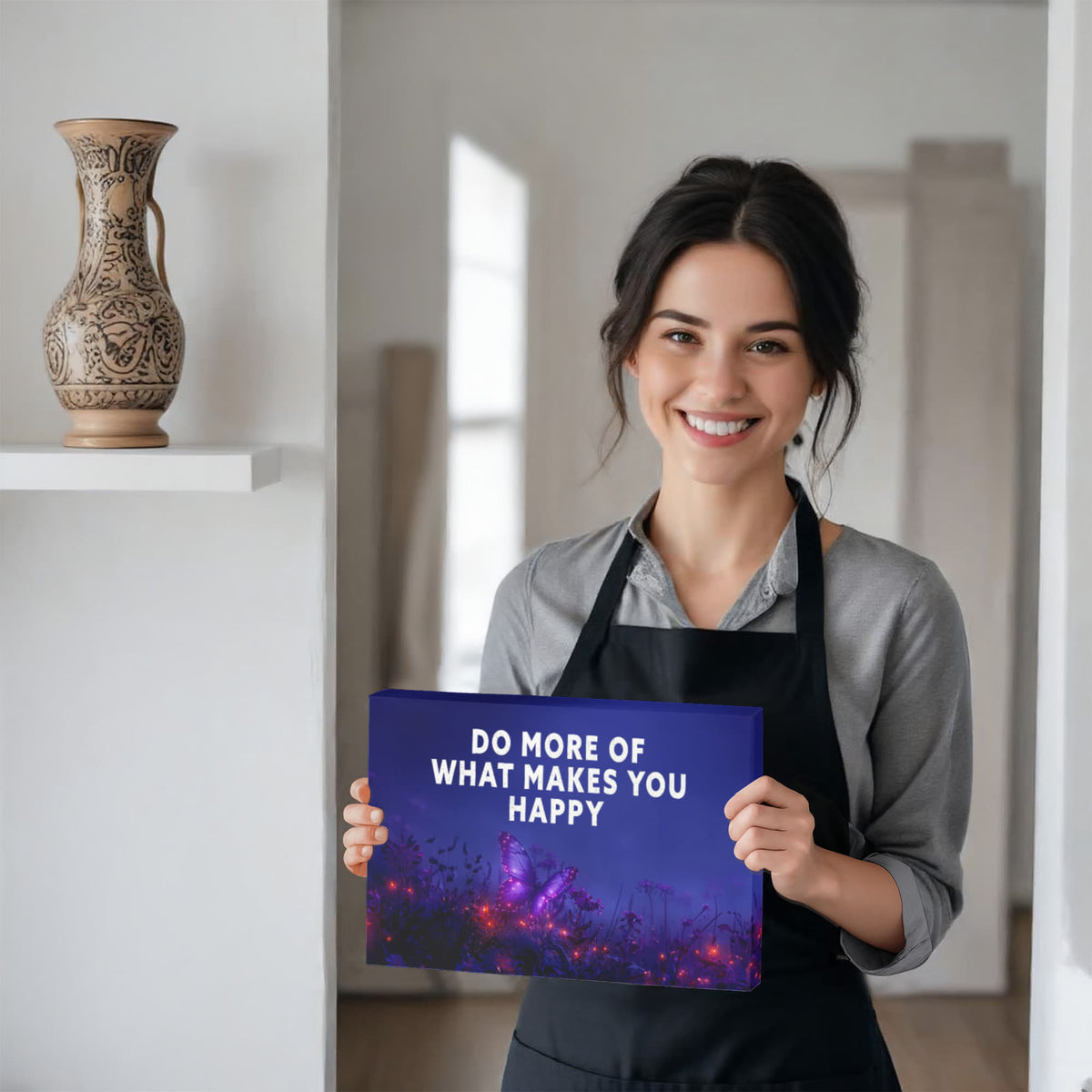 Do More Of What Makes You Happy Gallery Wrapped Canvas