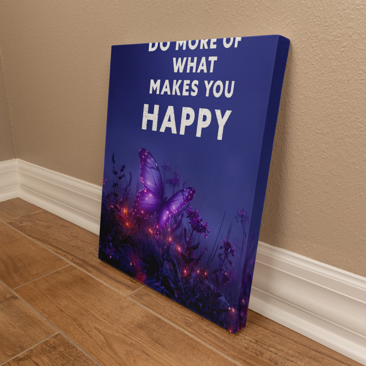 Do More Of What Makes You Happy Gallery Wrapped Canvas