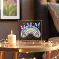Be A Rainbow In Someone Else's Cloud Acrylic Block - Inspirational Gift