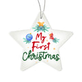My First Christmas Acrylic Star Ornament