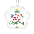 My First Christmas Acrylic Paw Ornament