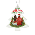 Our First Christmas As Mr & Mrs Acrylic Tree Ornament