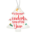 It's The Most Wonderful Time Of The Year Acrylic Tree Ornament