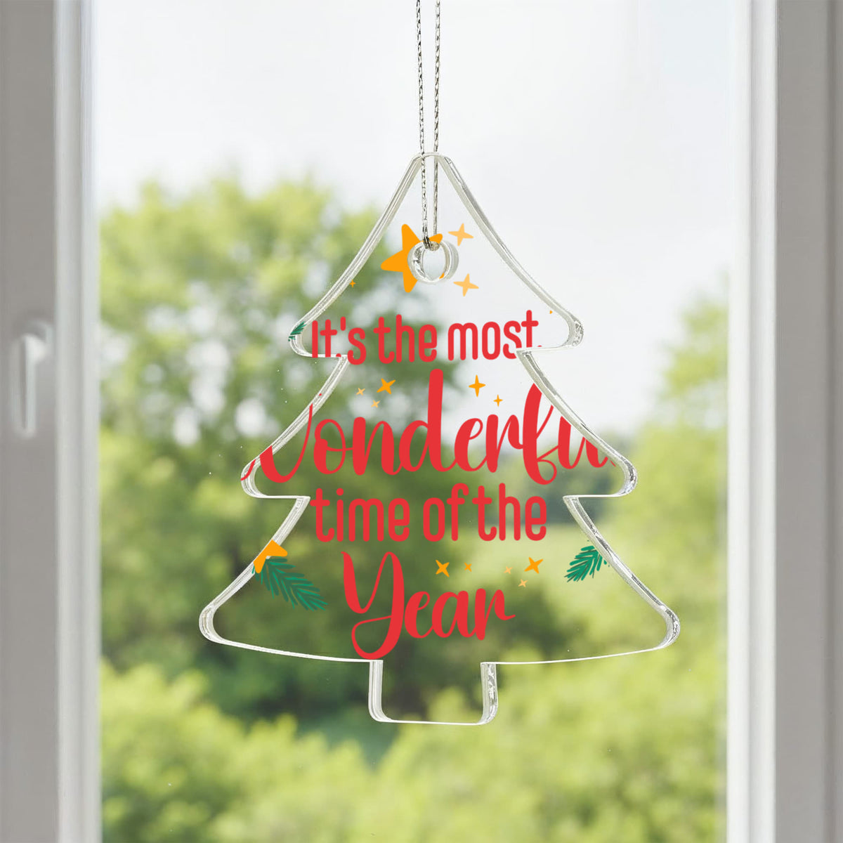 It's The Most Wonderful Time Of The Year Acrylic Tree Ornament