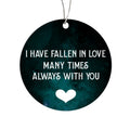 I Have Fallen In Love Many Times, Always With You, Acrylic Circle Ornament