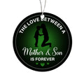 The Love Between A Mother & Son Is Forever, Acrylic Circle Ornament