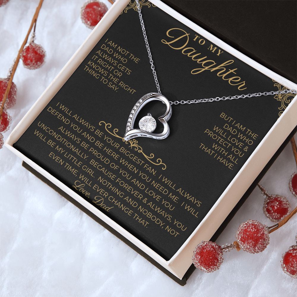 Forever Love necklace gift box - holiday styling
